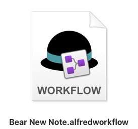 Bear Mew Note.alfredworkflow